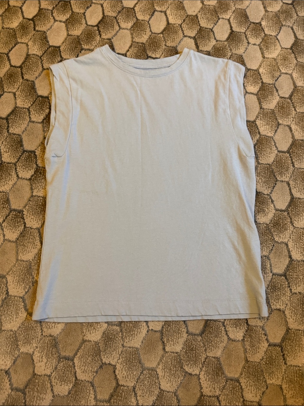 a new day Light Blue Sleeveless Crewneck Top